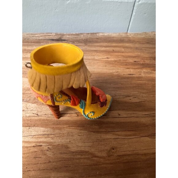 Pocahontas Disney Parks Runway High Heel Shoe Ornament By Artist Cody Jones - Picture 7 of 7